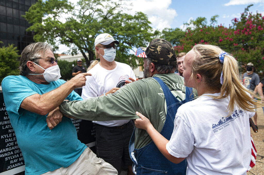 APTOPIX Racial Injustice Texas Protest for Portland